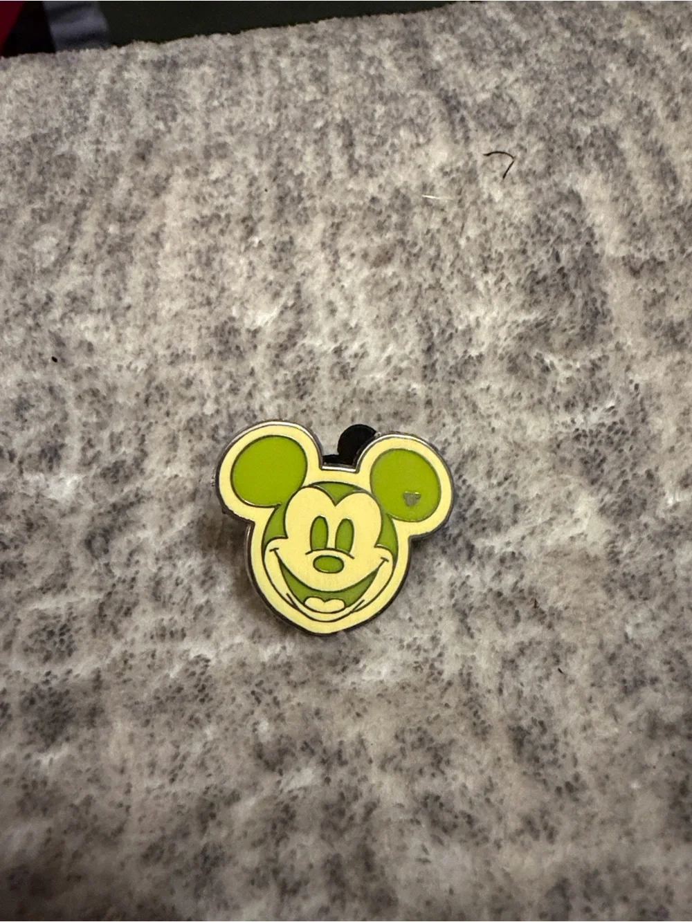 Disney Mickey Mouse Colorful Enamel Pin Set - Yellow, Lime, Green & Blue